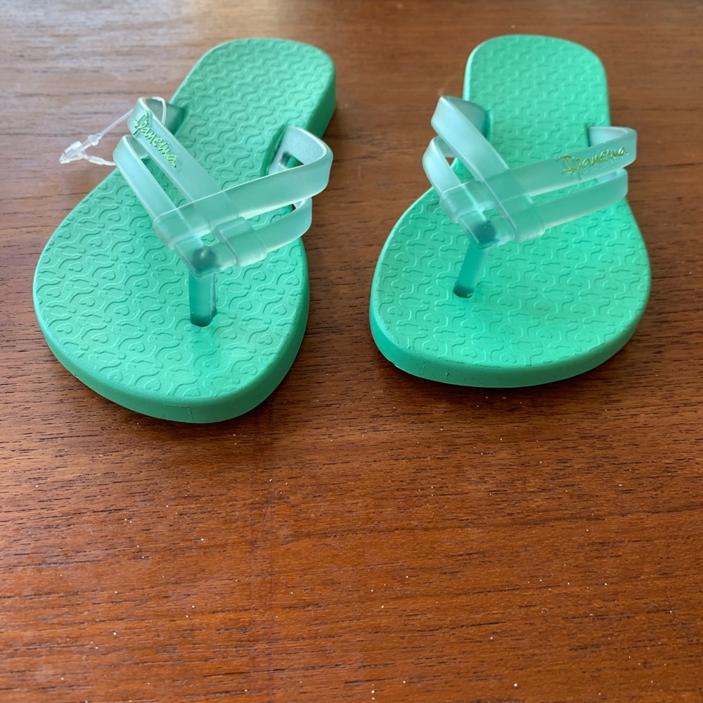 Toddler Ipanema Teal Flip-Flops (9C)